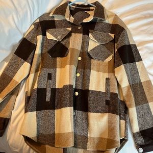 plaid shacket
